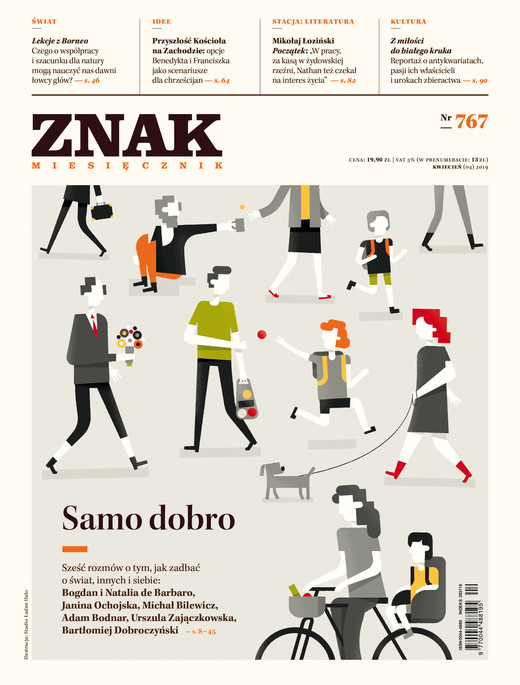 okładka ZNAK 767 4/2019: Samo dobro książka