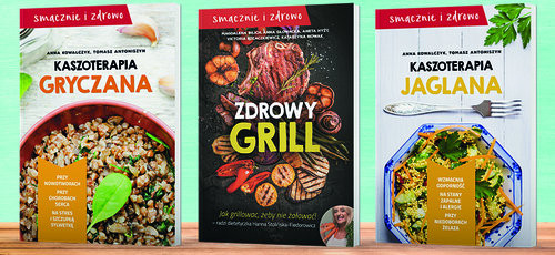 okładka Smacznie i zdrowo komplet 3 książek książka