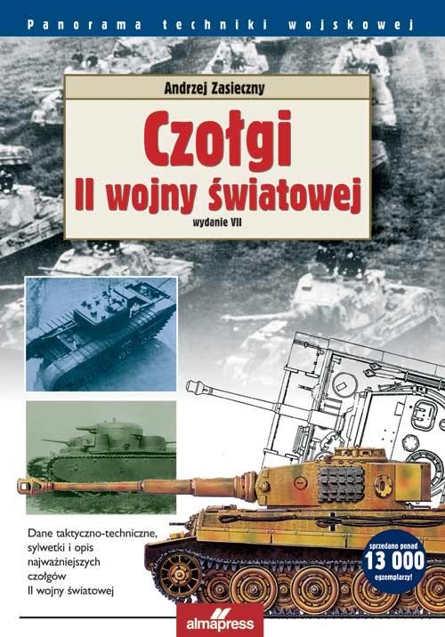 okładka Czołgi II wojny światowej książka | Andrzej Zasieczny