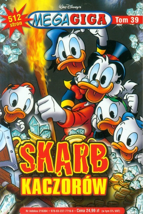okładka MegaGiga 39 Skarb kaczorów książka