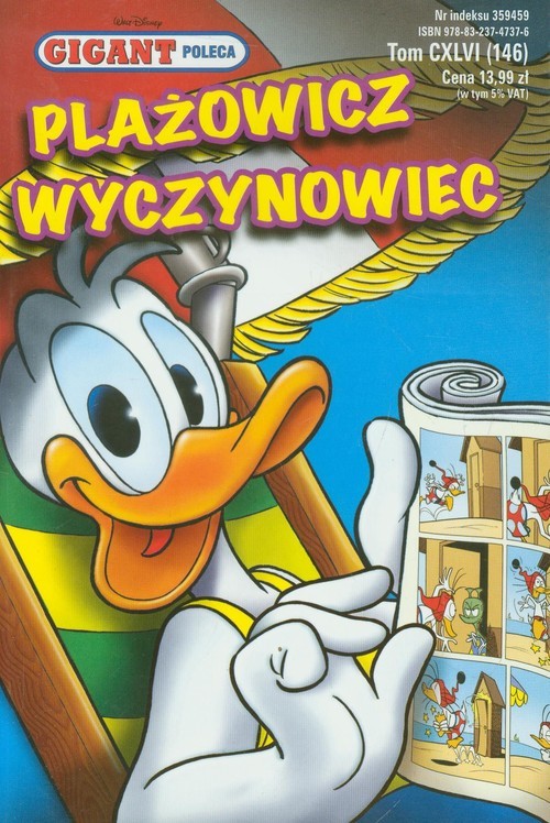 okładka Gigant 7/12 Plażowicz wyczynowiec książka