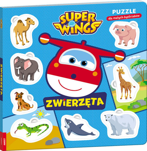 okładka Super Wings Puzzle dla małych bystrzaków Zwierzęta ELE-3101 książka