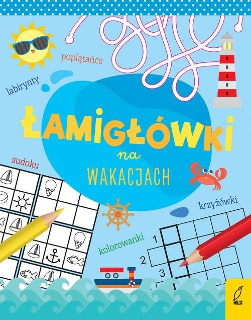 okładka Łamigłówki na wakacjach książka