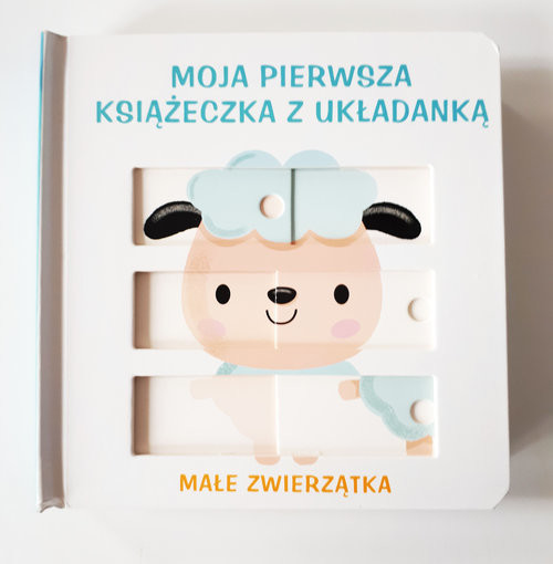 okładka Moja pierwsza książeczka z układanką - małe zwierzątka książka