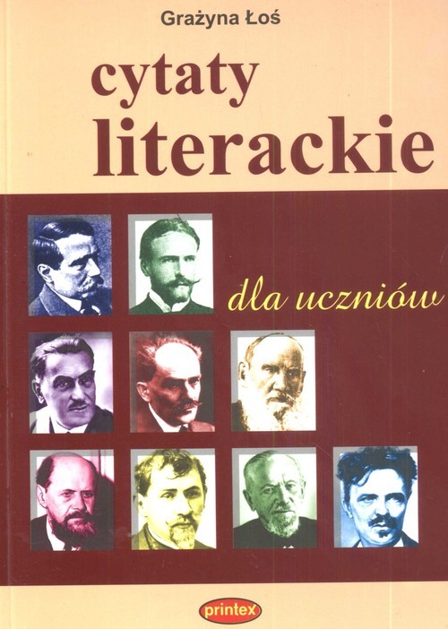 okładka Cytaty literackie dla uczniów książka | Łoś Grażyna