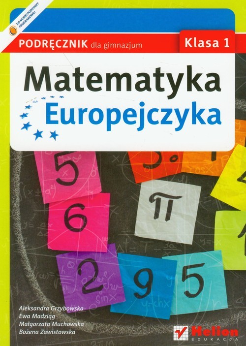 okładka Matematyka Europejczyka 1 podręcznik Gimnazjum książka | Aleksandra Grzybowska, Ewa Madziąg, Małgorzata Muchowska