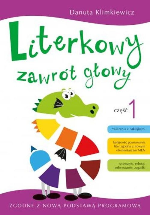 okładka Literkowy zawrót głowy Część 1 książka | Klimkiewicz Danuta