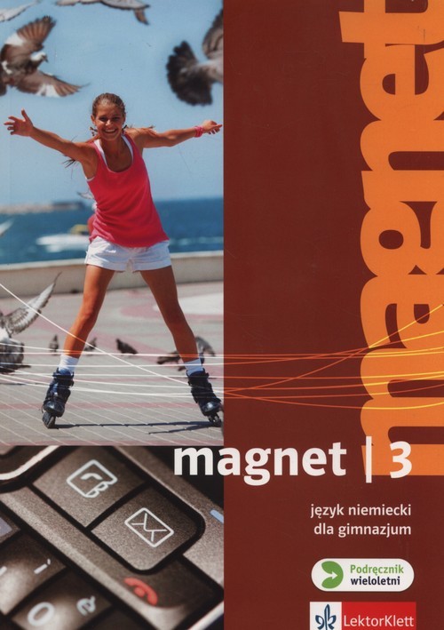 okładka Magnet 3 Podręcznik wieloletni + CD Gimnazjum książka | Motta Giorgio
