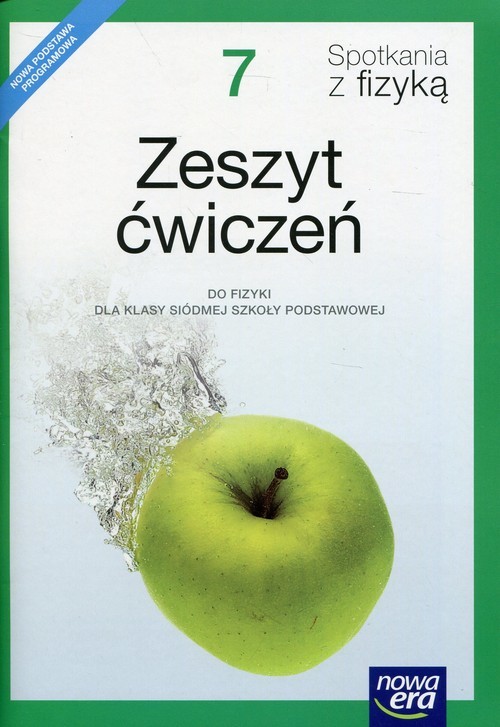 okładka Spotkania z fizyką 7 Zeszyt ćwiczeń Szkoła podstawowa książka | Bartłomiej Piotrowski