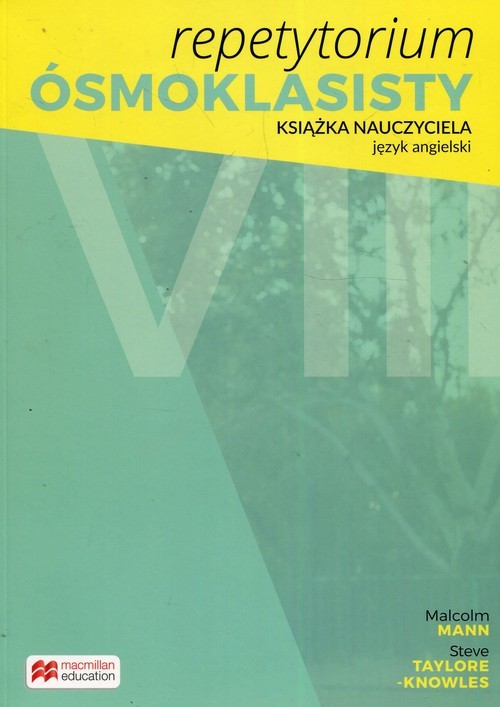 okładka Repetytorium Ósmoklasisty język angielski Książka nauczyciela + 2CD książka | Malcolm Mann, Steve Taylore-Knowles