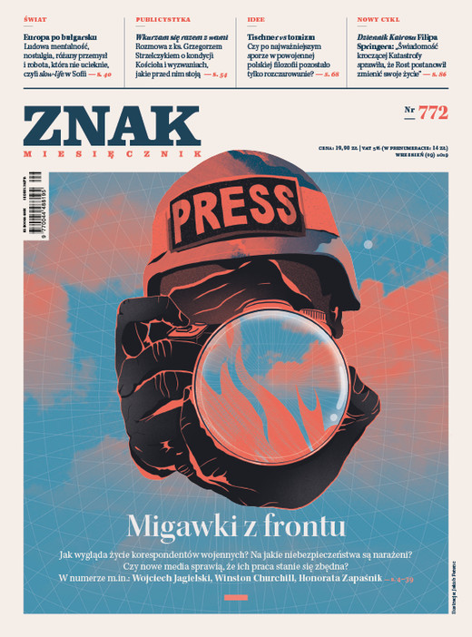 okładka ZNAK 772 9/2019: Migawki z frontu książka