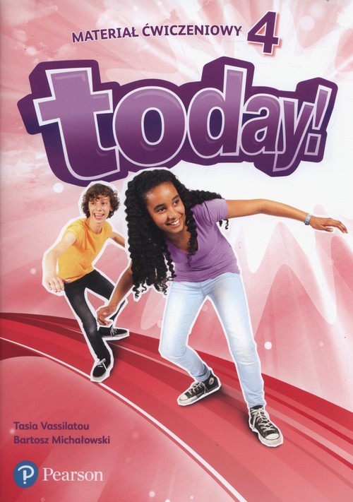 okładka Today 4 Materiał ćwiczeniowy Szkoła podstawowa książka | Tasia Vassilatou, Bartosz Michałowski