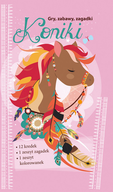 okładka Koniki Gry, zabawy, zagadki książka