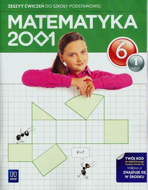 okładka Matematyka 2001 6 Zeszyt ćwiczeń Część 1 Szkoła podstawowa książka | Jerzy Chodnicki, Mirosław Dąbrowski, Agnieszka Pfeiffer