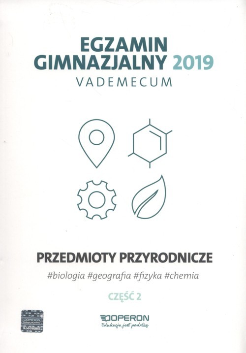 okładka Egzamin gimnazjalny 2019 Vademecum Przedmioty przyrodnicze Część 2 książka