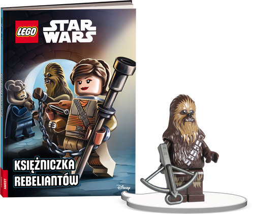 okładka Książka do czytania Lego Star Wars Księżniczka Rebeliantów + minifigurka książka