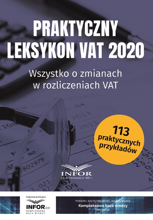 okładka Praktyczny leksykon VAT 2020.Wszystko o zmianach w rozliczeniach VAT ebook | pdf | Praca Zbiorowa