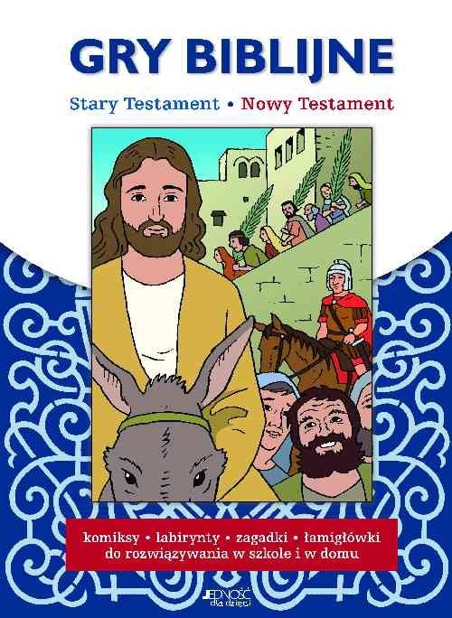 okładka Gry biblijne Stary Testament Nowy Testament książka