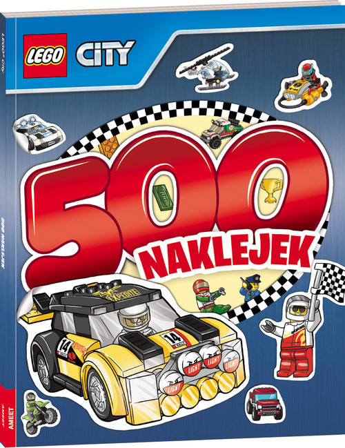 okładka Lego City 500 naklejek książka