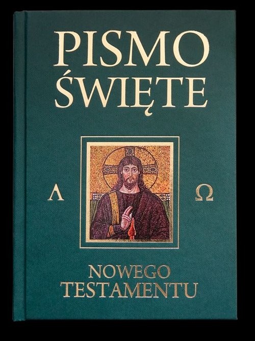 okładka Pismo Święte Nowego Testamentu zielone książka | Romaniuk Kazimierz