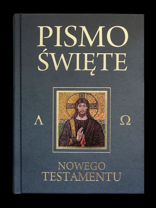 okładka Pismo Święte Nowego Testamentu popielaty książka | Romaniuk Kazimierz