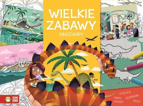okładka Wielkie zabawy Dinozaury książka