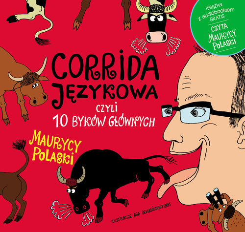okładka Corrida językowa, czyli 10 byków głównych + CD książka | Polaski Maurycy