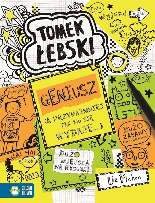 okładka Tomek Łebski Geniusz Tom 10 książka | Pichon Liz