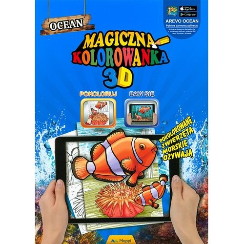 okładka Magiczna kolorowanka 3D Ocean książka