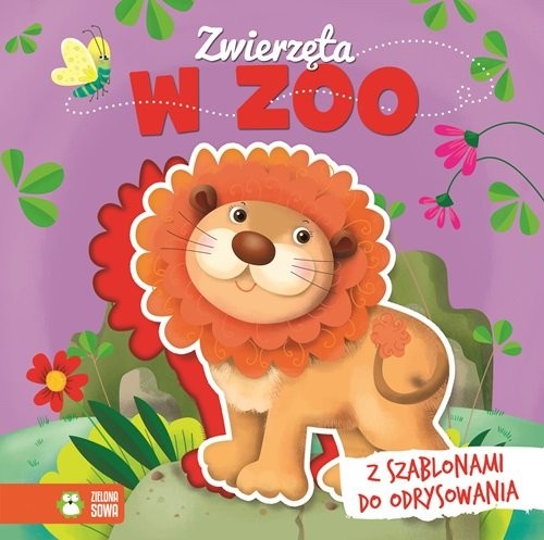 okładka Książka z szablonem Zwierzęta w zoo książka
