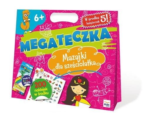 okładka Mega Teczka - Mazajki Sześciolatka książka | Barbara Lewandowska