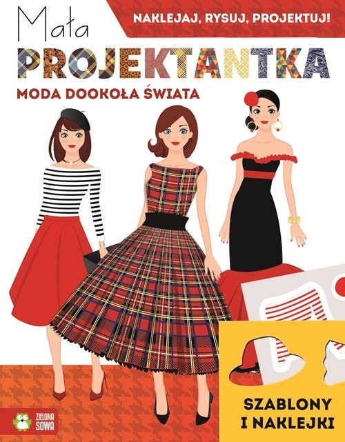 okładka Mała projektantka Moda dookoła świata książka