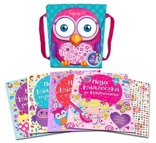 okładka Plecaczek Sowa pakiet książka