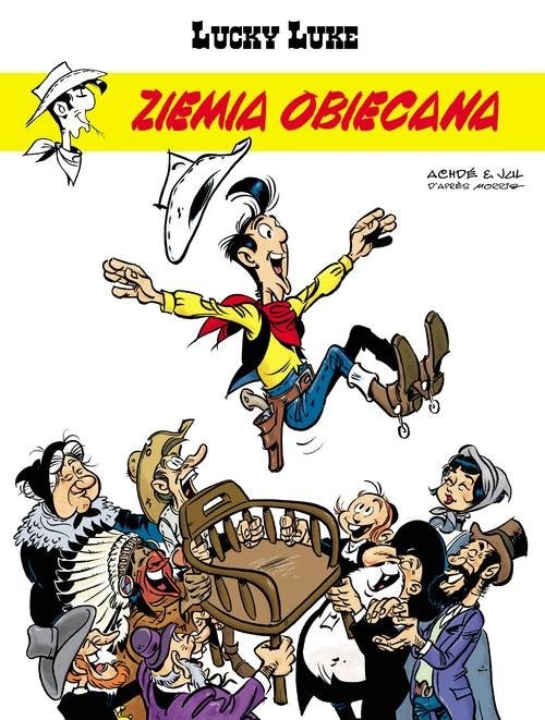 okładka Lucky Luke Ziemia obiecana książka