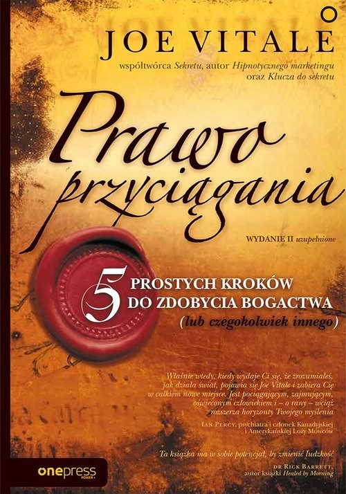 okładka Prawo przyciągania  5 prostych kroków do zdobycia bogactwa (lub czegokolwiek innego) książka | Joe Vitale