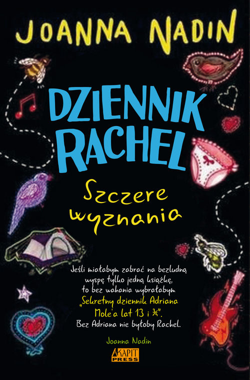 okładka Dziennik Rachel Szczere wyznania książka | Joanna Nadin