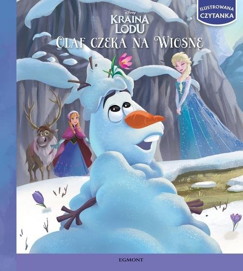 okładka Kraina Lodu Olaf czeka na wiosnę książka | Victoria Saxson