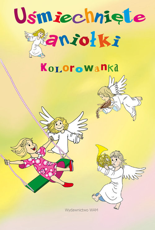 okładka Kolorowanka. Uśmiechnięte aniołki książka | Barbara Derlicka