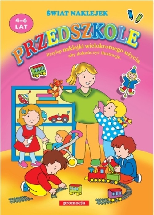 okładka Przedszkole naklejanki Świat naklejek książka