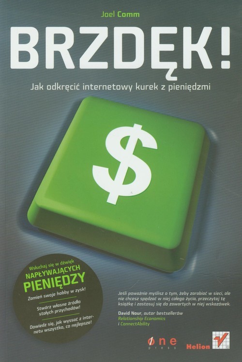 okładka Brzdęk! Jak odkręcić internetowy kurek z pieniędzmi książka | Comm Joel