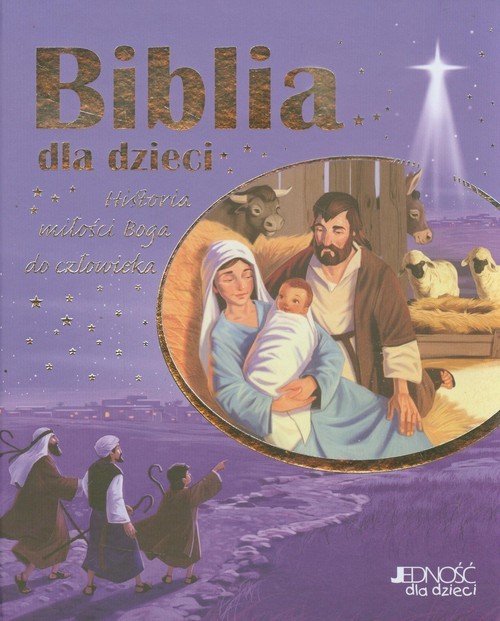 okładka Biblia dla dzieci Historia miłości Boga do człowieka książka | Catherine DeVries