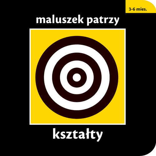 okładka Maluszek patrzy kształty 3-6 mies. książka | Chez Picthall