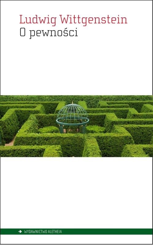okładka O pewności książka | Ludwig Wittgenstein