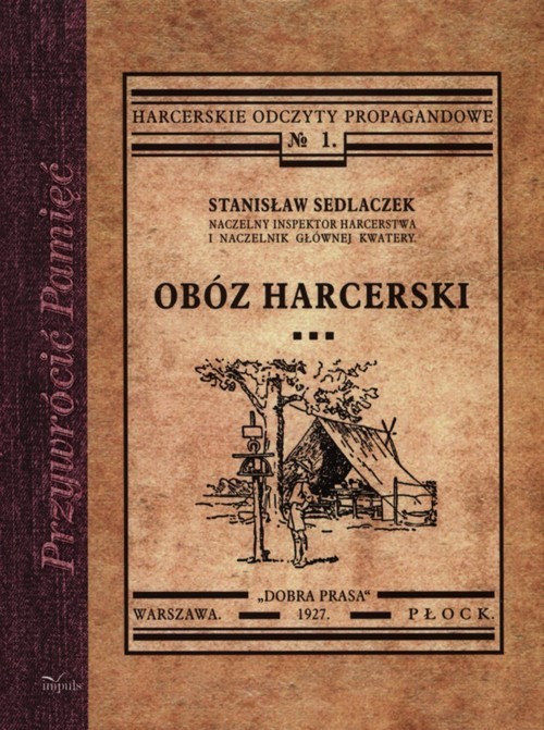okładka Obóz harcerski książka | Stanisław Sedlaczek