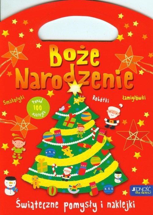 okładka Boże Narodzenie Świąteczne pomysły i naklejki książka