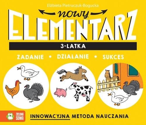 okładka Nowy elementarz 3-latka książka | Elżbieta Pietruczuk-Bogucka