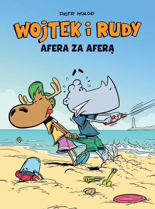 okładka Wojtek i Rudy Afera za aferą książka | Hołod Piotr