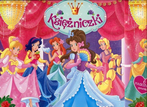 okładka Księżniczki teczka z książeczkami książka