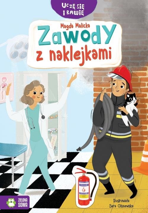 okładka Uczę się i bawię. Zawody z naklejkami książka | Malicka Magda