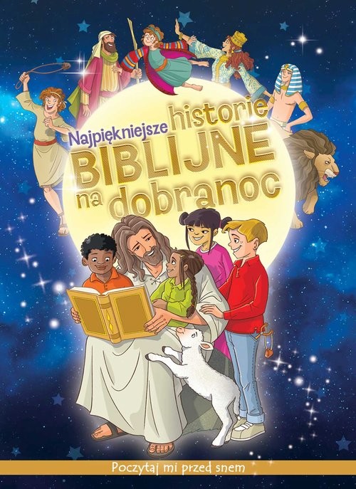 okładka Najpiękniejsze historie biblijne na dobranoc książka